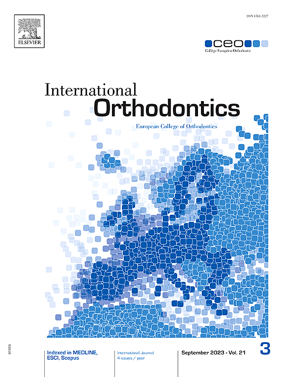 Go to journal home page - International Orthodontics